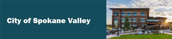 Banner with image of city hall