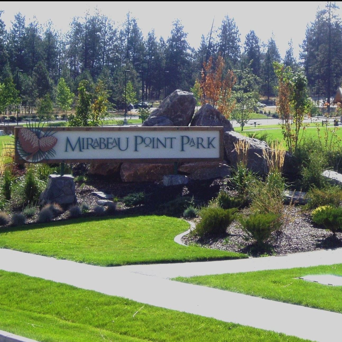 Mirabeau Point Park Sign