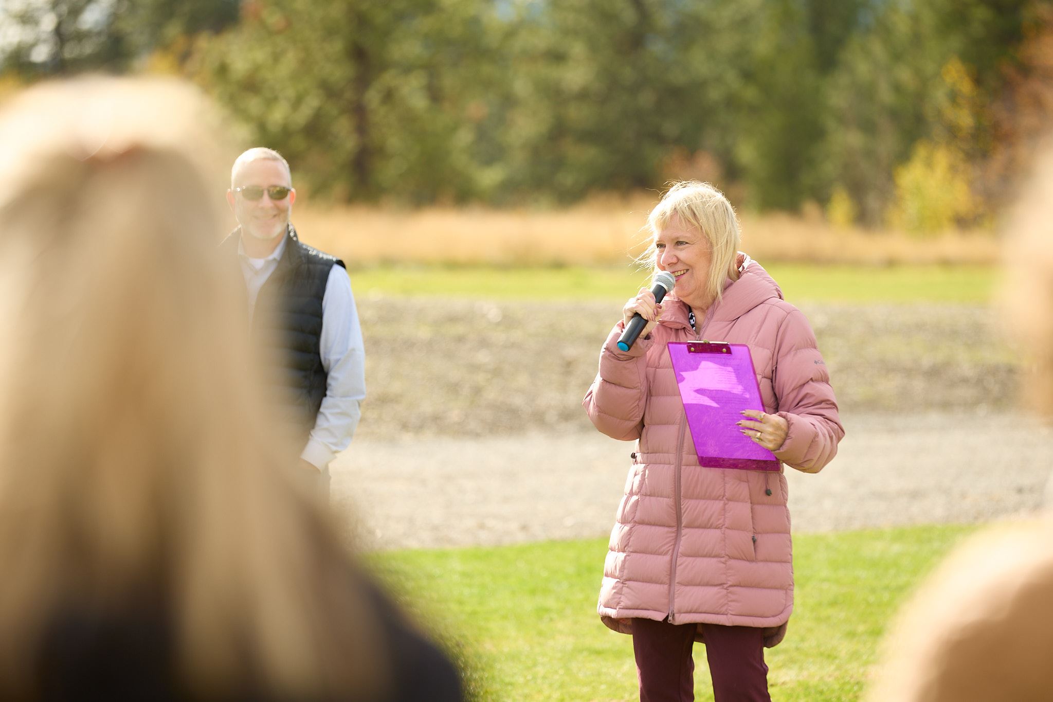 Mayor Pam Haley speaking
